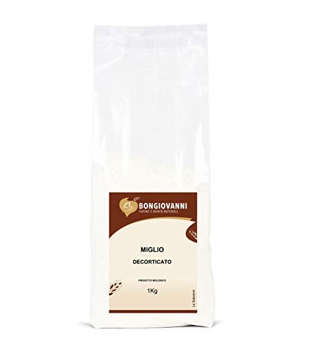 Bongiovanni farine e bonta' naturali miglio decorticato 1kg bio