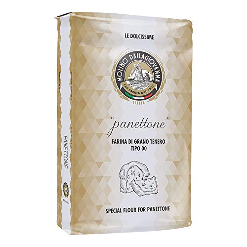 Farina panettone per dolci grano tenero 00 molino dallagiovanna 5 kg