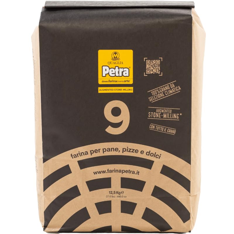Farina petra 9 con tutto il grano, integrale - sacco da 12,5 kg
