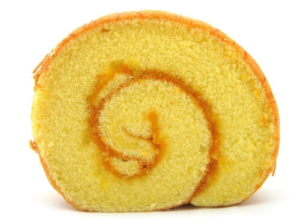 Pan di spagna arrotolato