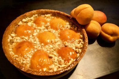 Crostata di albicocche alle mandorle