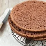 Pan di spagna al cioccolato