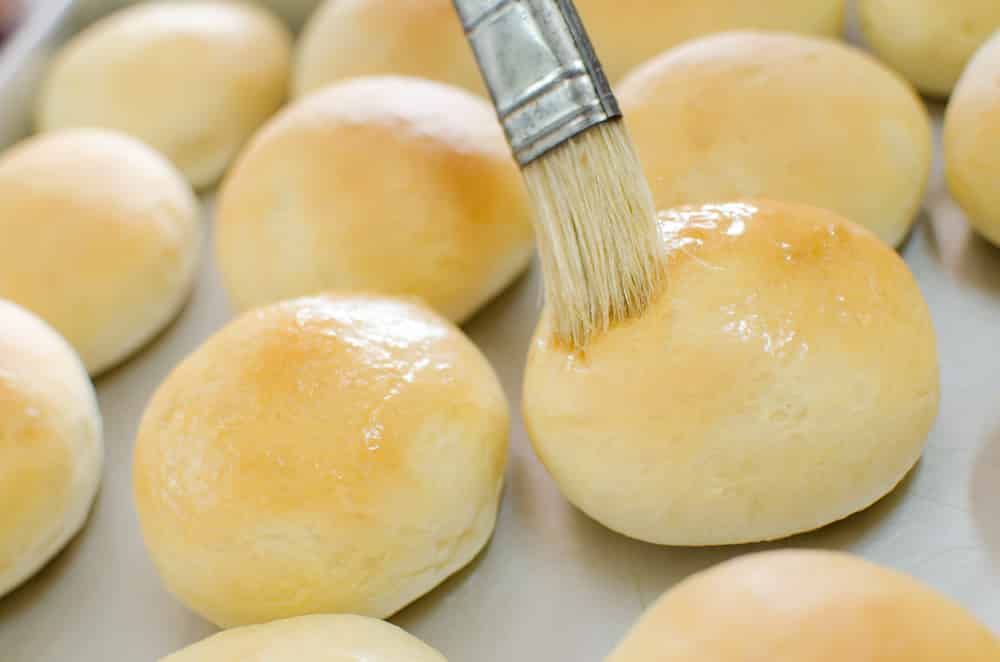 Panini al Latte spennellati