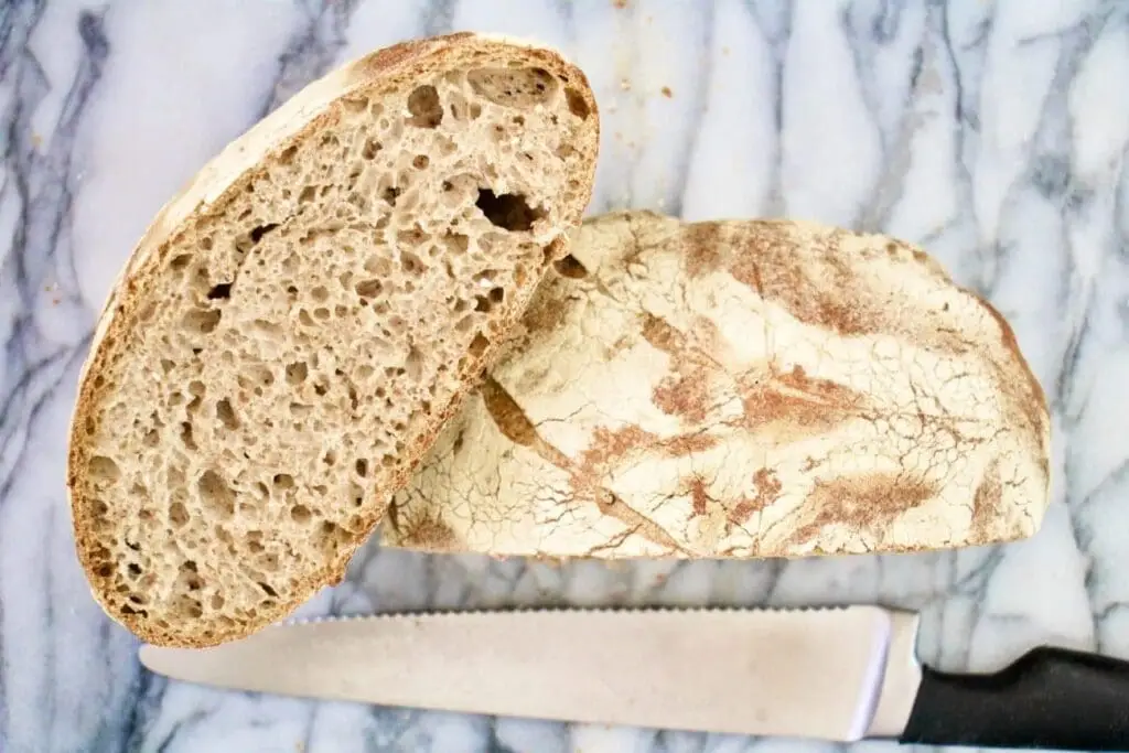immagine del pane veloce senza impasto di biancolievito