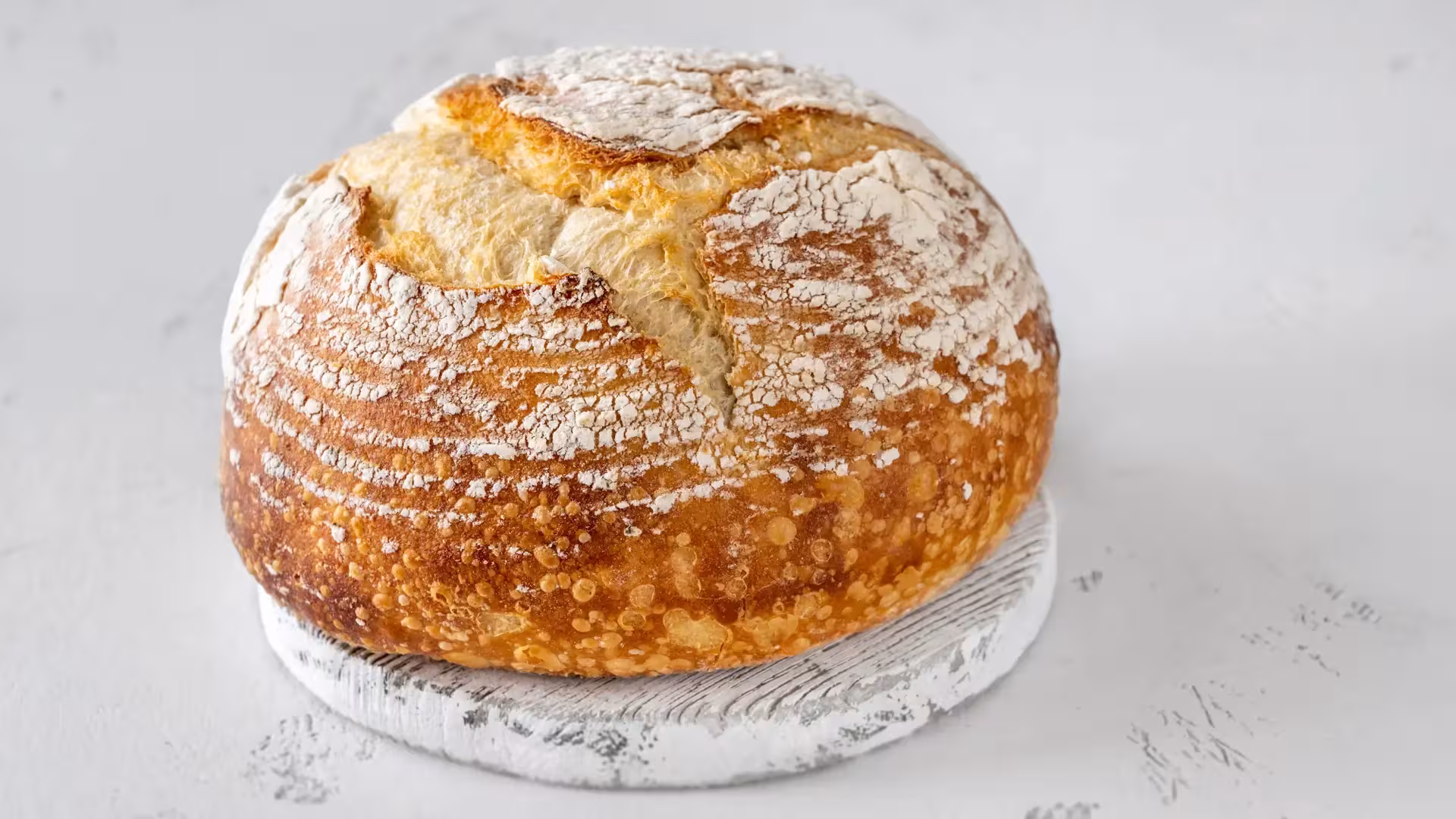 immagine di un pane preparato con impasti ad alta idratazione su Biancolievito